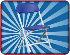 Kids folding chairs - Blue Kids folding chairs - Blue