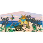 Dino Party Art Panel Dino Party Art Panel